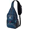 WATERFLY Packable Sling Backpack Lightweight Crossbody Bag Travel Daypack