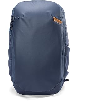 Peak Design Travel Backpack 30L, Midnight, Expandable 27-33L Design, Rear and Top Access, Weatherproof Shell, Laptop Sleeve, 