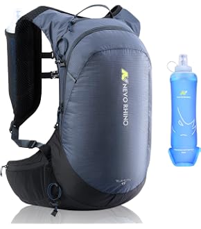 N NEVO RHINO 17L Hydration Backpack, Water Backpack with 500ml Soft Flask | Lightweight Hiking Backpack, High-Strength Nylon,