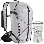 IX INOXTO Hydration Backpack, 20L Multipurpose Hiking Backpack with 2L Water Bladder, Water Backpack Insulated Hydration Pack Ideal for Hiking and Cycling (White)
